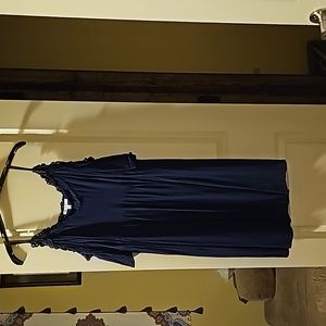DR2 navy blue cold shoulder summer dress XL